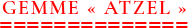 Logo La gemme « Atzel »